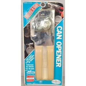 Vintage Swing-A-Way Model 407 Can Opener NASA Skylab Cream Made In USA New